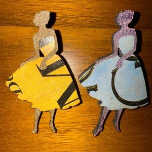 Set of 2 Lapel Pins - Unique